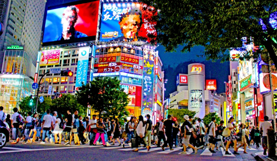 香川県高松市LEDビジョン広告/V-NET/広告ビジョン設置場所・機種選定