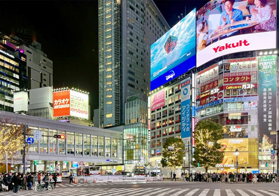 香川県高松市LEDビジョン広告/V-NET/LEDビジョン広告設置・管理